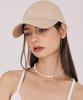 THEFRHT Signature Logo Stitch Ball Cap (Beige)