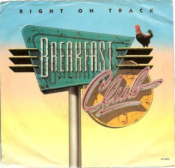 

7inch Record BREAKFAST CLUB - Right On Track MCA52954 MCA 1987 Canada Dance & Electronica Used