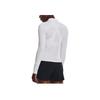 Under Armour Ss23 Iso-Chill Series Solid 1/4 Zip Running Long Sleeve T-Shirt Women Tops White 1378707-100