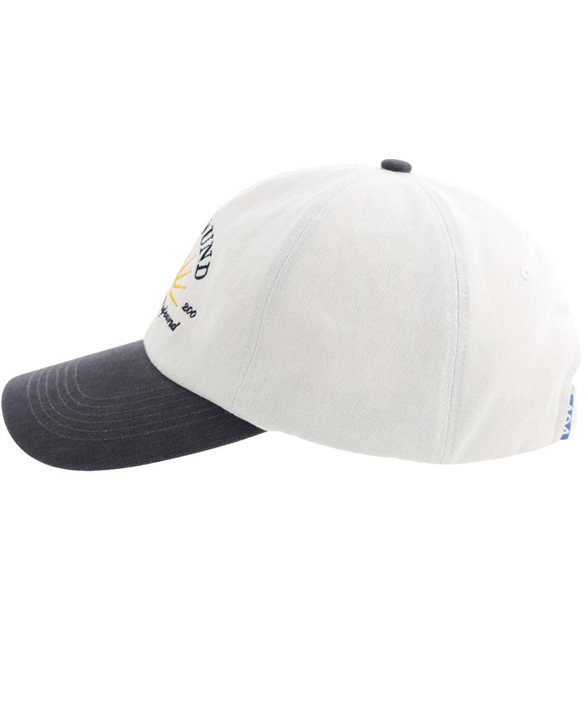 Nonpaundeu Buffering Sun Ball Cap [Cream Black]