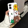 Cartoon Bear B-Browns C-Conys Soft Phone Case for Xiaomi Poco X5 X6 X7 X8 Pro Max X3 F7 F8 Ultra M8 M7 M6 M5 Redmi 15 15C 14C 13