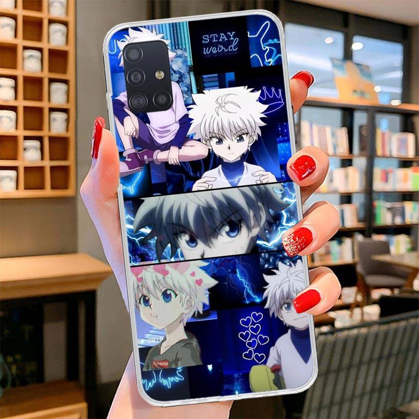 Anime Hunter X Cover Phone Case For Samsung Galaxy A12 A22 A32 A52 A72 A02S Phone Case Note 20 Ultra 10 S10 Plus A51 A71 A50S A2