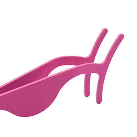 Handle Eyelash Widen Tweezer Ergonomic Stainless Steel Portable FALSE Eyelash Applicator for Magnetic Lashes