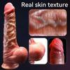 Realistic Dildos for Women Skin Sliding Foreskin Testicles Dildo Anal Vaginal Stimulation Strapon Big Penis Sex Toys for Woman