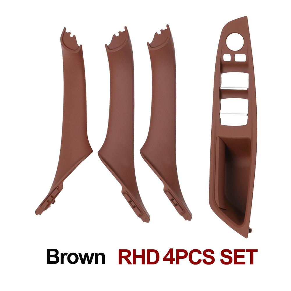 RHD Right Driver Cars Interior Armrest Door Handle Replacement 4PCS Set BMW 5 Series F10 F11 520i 523i 525i 528i 535i