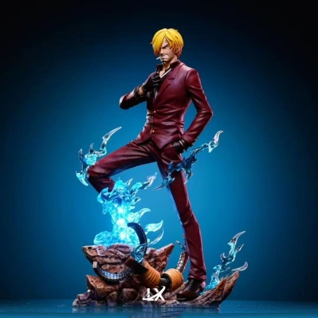Viens gabals Sanji Dubultie Spārni Anime
