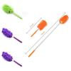 Multifunction Telescopic Dusting Brush With Synthetic Fiber Head For Household Use