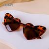 Unique Party Favor Heart Glasses Children Sun Glasses Kids Sunglasses Street Shooting Sunglasses Heart Shaped