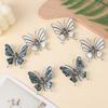 Animal Embossed Shell Butterfly Brooch Pendant With Multi Function Decor For Unisex Wear