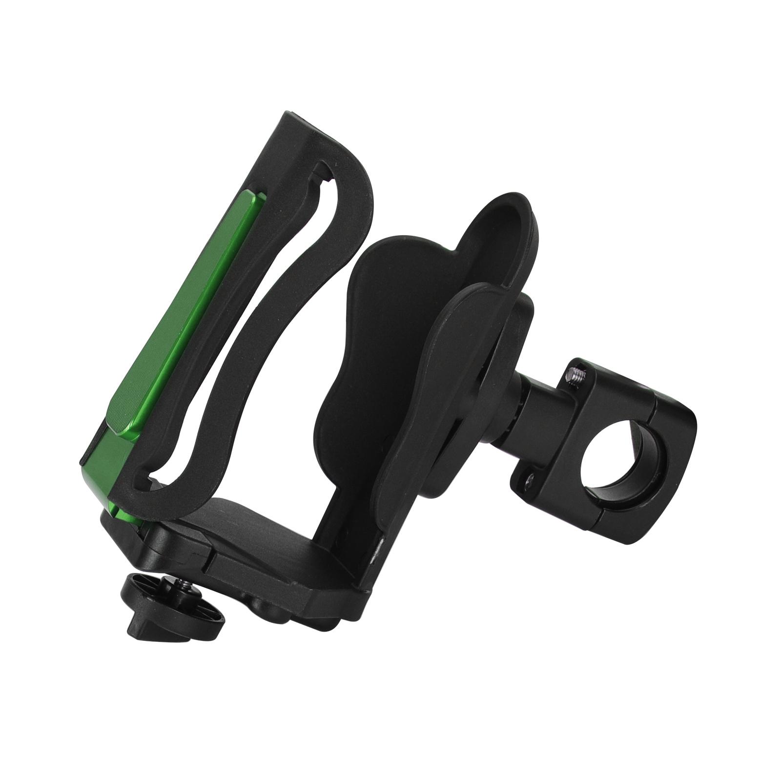 

Adjustable Handlebar Cup Holder Bottle Mount Bracket 25Mm Green For Motorcycle