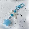 Sea Theme Cat Claw Phone Charm Y2K Star Bead Phone Keychain Sweet Cat Claw Pendant  Earphone