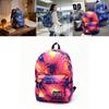 Space Galaxy Canvas Backpack Travel Rucksack With Large Capacity For Outdoor Use