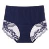 Mutandine da Donna Slip a Vita Bassa con Bordi in Fungo Nero Carine Semplici in Cotone Traspiranti Mutandine Triangolo