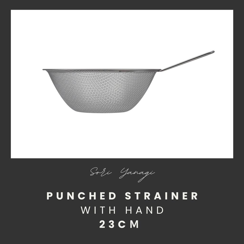 Sori Stainless Steel Strainer with Designed for Superior Drainage and Ease of Made from a Punched Plate for Excellent Drainage and Less Dishwasher