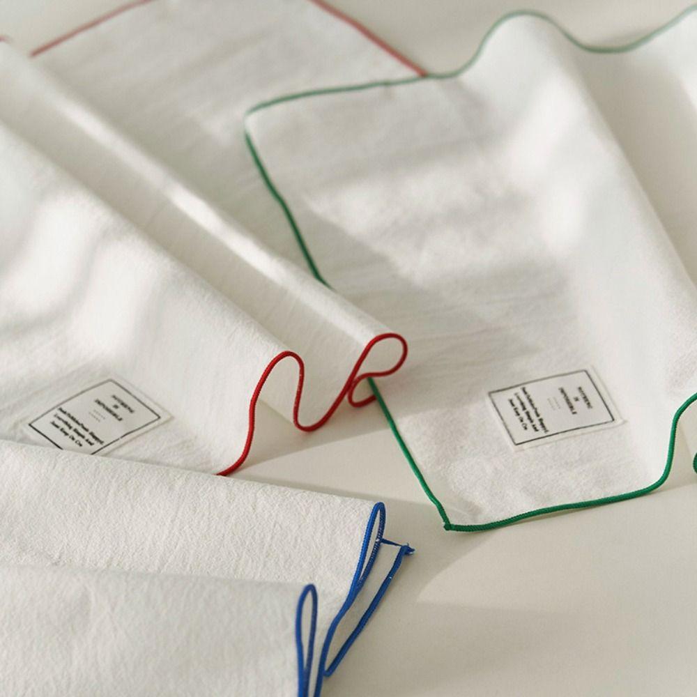 Cotton Solid Color Placemat 30x50cm Cup Cloth Mat Photo Background Kitchen Towel  Graduation