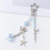 Contemporary Dolphin Keychain Metal Bag Charm Retro Design Keyring Compact Travel Accessory Pendat Bag Pendant