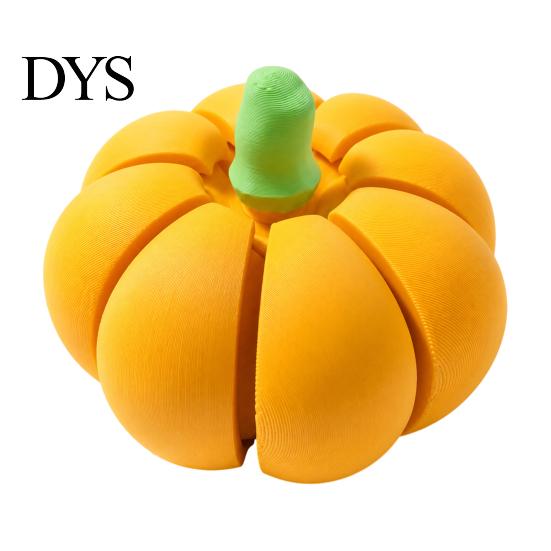 Holiday Desk Toy 3D Printed Pumpkin Fidget Clicker, Stress Relief Clicky Toy, Finger Clicker Mini Halloween Thanksgiving Harvest Gift