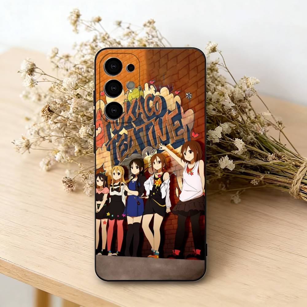 K-K-on! Anime Phone Case Black Silicone Soft For Samsung S25,S24,S21,S22,S23,S30,Ultra,S20,Plus,Fe,Lite