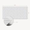 Ready-to-install Printed Vinyl Panel 100x50 Cm. Waves In a Harmonious Arrangement.