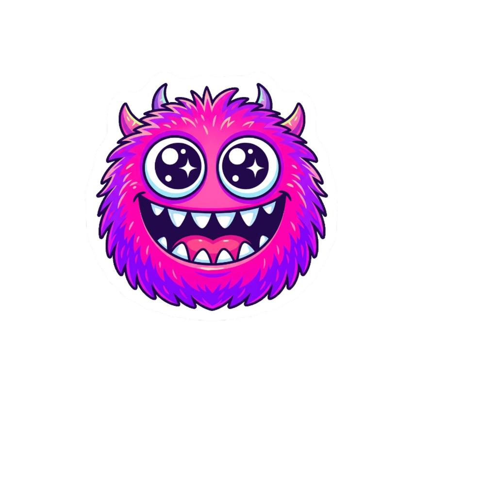50 Cute Cartoon Monster Stickers Waterproof Hand Account Decorative Stickers Children'S Fun Stickers Creative Graffiti Stickers