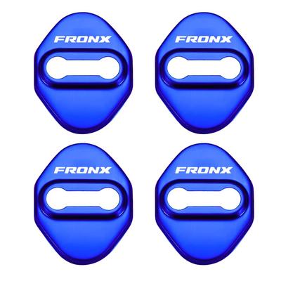 SAWAKAKI Suzuki Türgriffabdeckung Türschlossabdeckung mit Logo Widerstandsfähiges Metall Custom Parts Set von 4 (blau)