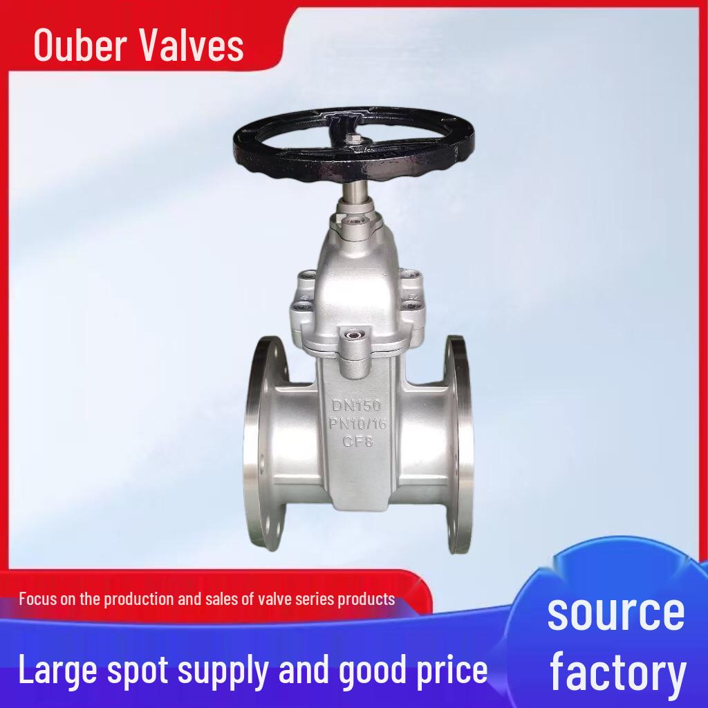 304 Stainless Steel Concealed Stem Resilient Soft Seal Gate Valve Z45X-16P for Tap Water