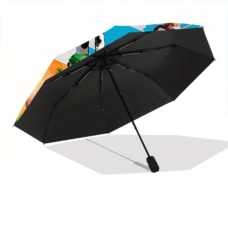 1pc Toy Story Automatic Opening and Closing Umbrella, Lightweight 3-Fold, With Cute Cartoon Characters, Suitable for Home, Outdoor and Daily