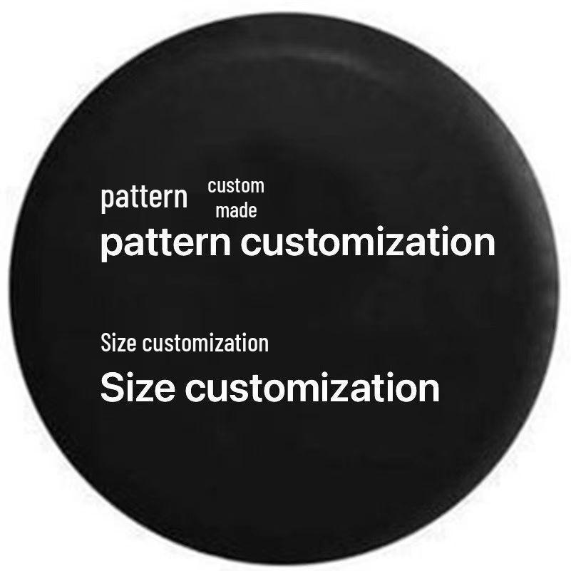 Durable PVC Leather Spare Tire Cover for SUVs and Off-Road Trucks