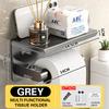 Bathroom Toilet Paper Holder Punch-Free Installation Wall Tissue Rack for Hotel & Commercial Project Use