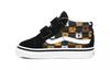 SK8 Animal Checkerboard Mid Top Toddler Shoes Black Infant And Toddler VN0A348J0GN