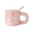 Creative Pearlescent Glaze Light Luxury Mug High Appearance Level  Large Capacity Ceramic Cup  Couple Coffee Cup  Souvenir Gift Cup
