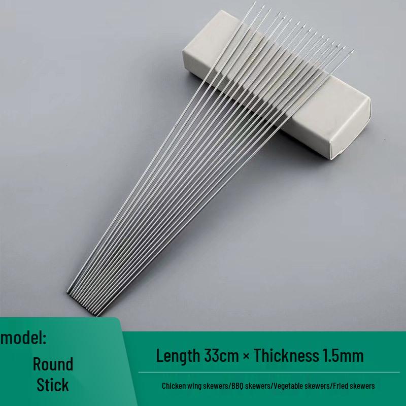 Bamboo Skewers for Grilling Oden and Bobo Chicken with Disposable Handles