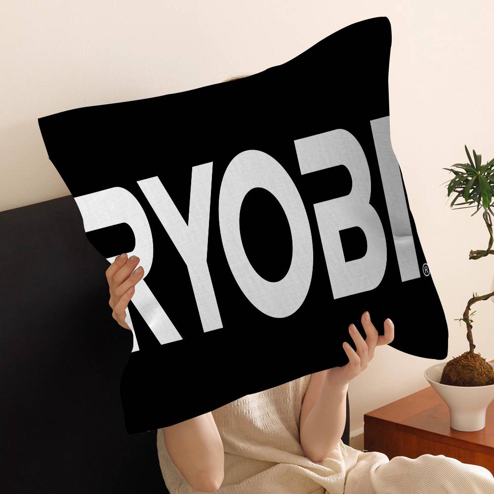R-Ryobi Personalized Pillow Cover Kids Bedroom Wild Party Decor Pillowcase Kid Birthday Shower Gift