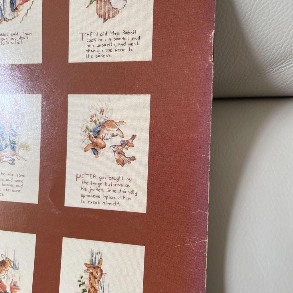 [USED] Peter Rabbit Cross Stitch Patterns English Books