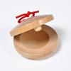 Wooden Castanets Wood Percussion Flamenco Musical Instrument Kids Toddler Toys