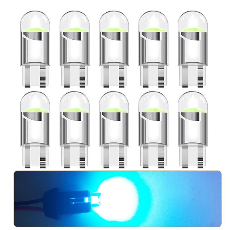 LED Car Bulbs for Automotive Reading Width Clearance Turn Signal Lights 10Pcs Signal Lamp T10 Width Lamp 12v License Plate Lamp