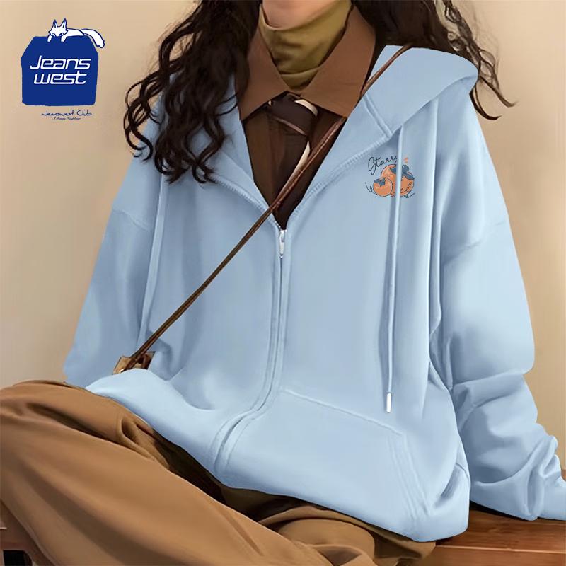 

Толстовка женская с капюшоном на молнии JEANSWEST CLUB L