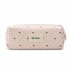 Polka Dot Pencil Case Canvas Storage Bag Cute Pen Pouch  Student