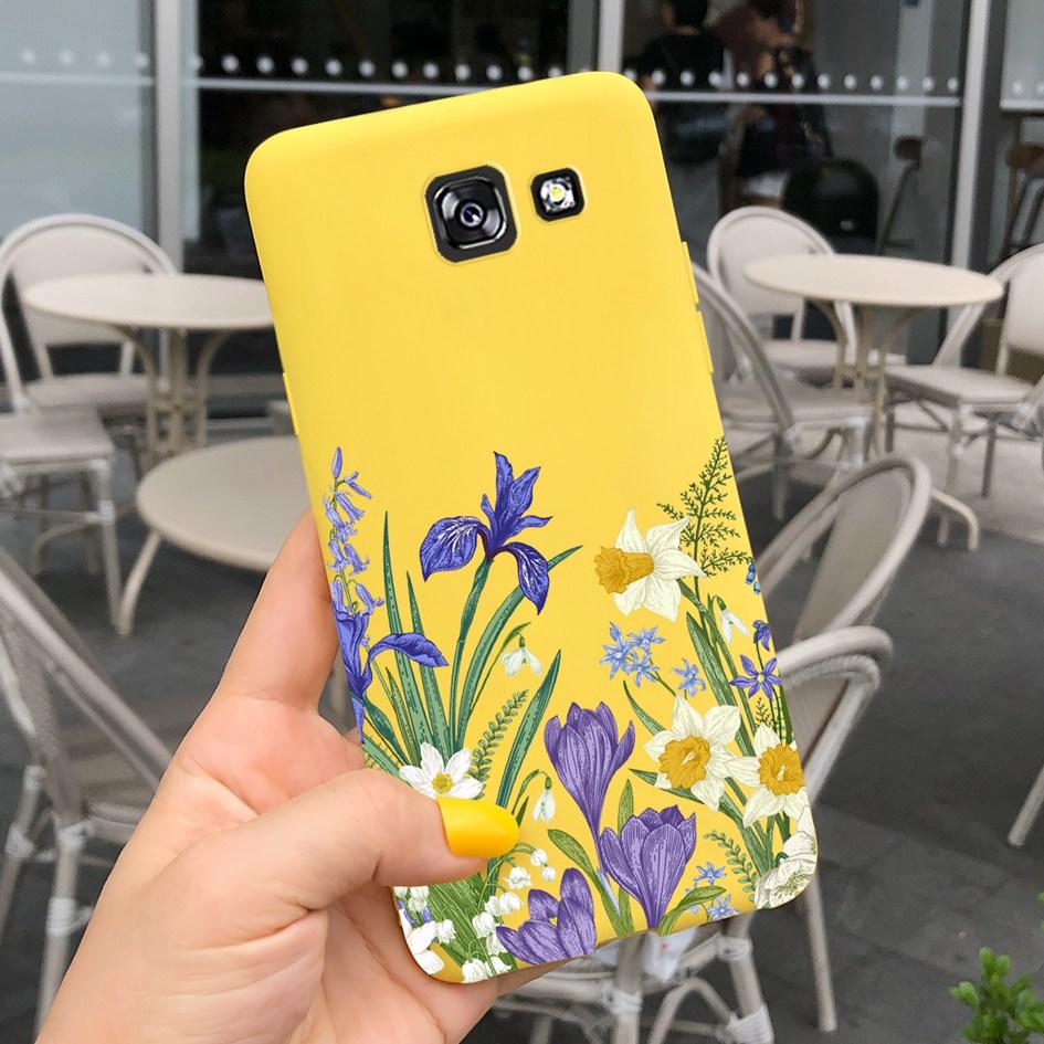 A5 2016 Case For Samsung Galaxy A5 2017 Cover A520 SM-A520F Popular Flower Shockproof Bumper For Samsung A5 2016 A510 Soft Funda