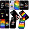 Liebe Ist Liebe LGBT Regenbogen Herz LGBTQ Hülle für Motorola Moto Edge 50 30 Fusion 40 NEO Ultra Pro G22 G23 G20 G35 G84 G13 G53