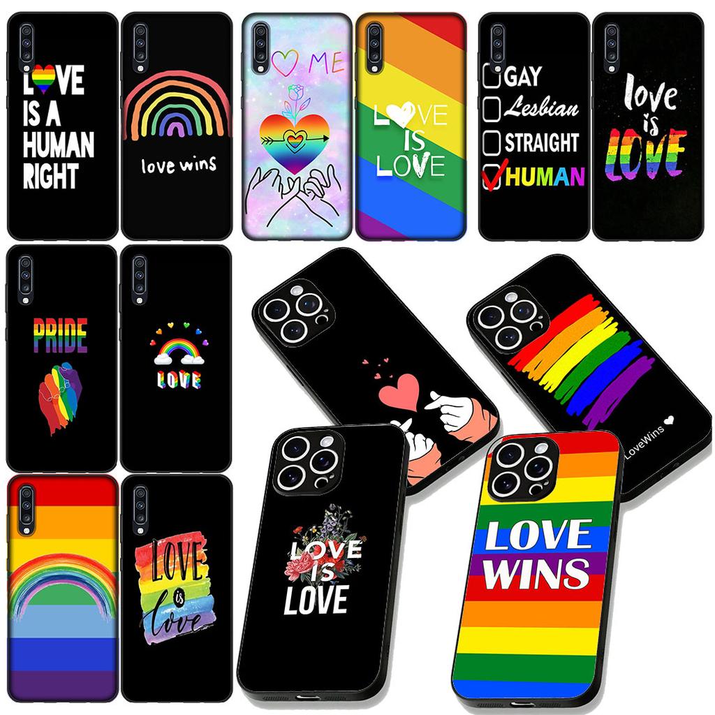 Liebe Ist Liebe LGBT Regenbogen Herz LGBTQ Hülle für Motorola Moto Edge 50 30 Fusion 40 NEO Ultra Pro G22 G23 G20 G35 G84 G13 G53
