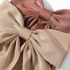 Shein Korean Style Double-Sided Satin Bow Hair Clip