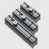No Punching Sliding Door Bolt Aluminum Zinc Zinc Alloy Door Buckle Luminous  Door Buckle  Closet Window Door