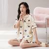 Jiikawa Wusachi Pajamas Women's Spring Summer Cotton Short Sleeve Student Loose Large Size Summer Small Hachi Loungewear