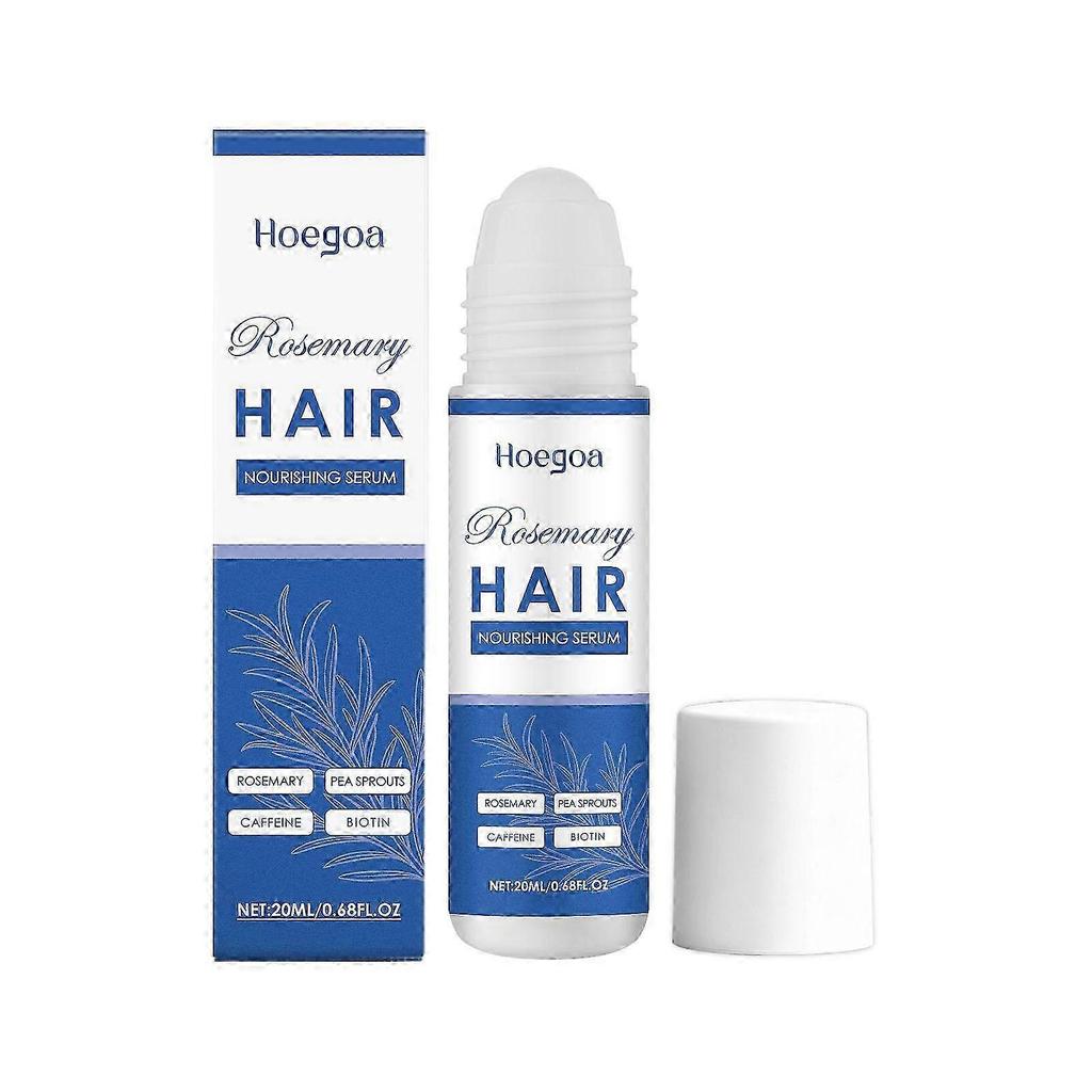 Rosemary Hair Growth Serum Roll On, Rosemary Oil for Hair Growth, Roll On Rosemary Plant Essential Oils Extract Helps Support Thicker Fuller Hair for