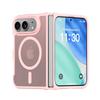 iPhone 18 Pro Fold Magnetic Frosted Semi-Transparent Protective Case