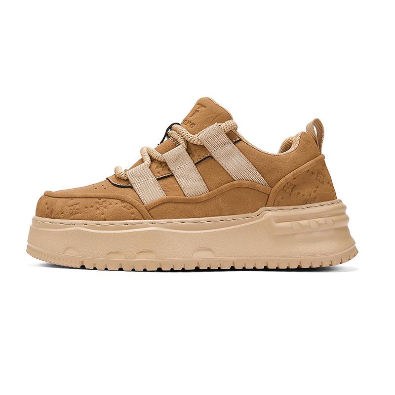 22 autumn new European and American style sports shoes low-top thick-soled wear-resistant and comfortable casual shoes geometric height-increasing