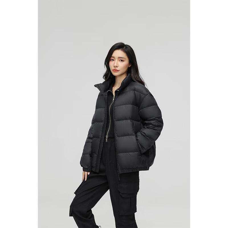 YAYA 2025 New Women's Short Stand Collar Down Jacket