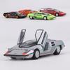 SOMBRA 1:64 Cúpula Zero Porta Tesoura Supercarro Modelo de Liga Leve Carro Pode Ligar As Luzes E Abrir A Porta