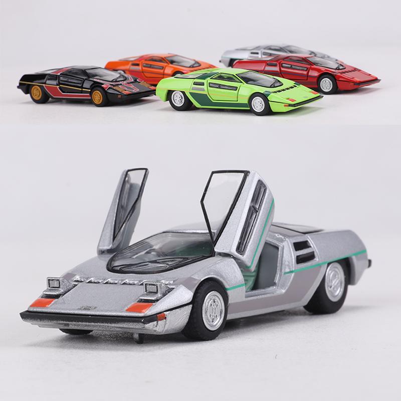 SHADOW 1:64 Dome Zero Scissor Door Supercar Alloy Model Car Can Turn On The Lights And Open TheDoor